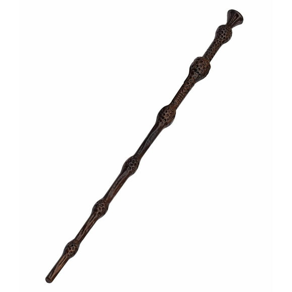 Varita mágica de madera tallada a mano, 38 cm, hecha a mano