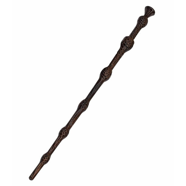 Varita mágica de madera tallada a mano, 38 cm, hecha a mano