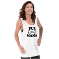 thumbnail image 3 of Fur Mama Cute Pet Owner Cat Dog Mom Tank Top Tee Shirt Women Brisco Brands M, 3 of 6