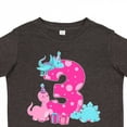 thumbnail image 4 of Inktastic Dinosaur Party-third Birthday Girls Toddler T-Shirt, 4 of 5