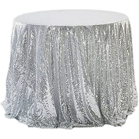 

Cuoff Halloween Decorations American Hotel Wedding Banquet Decoration Round Solid Color White Tablecloth Cloth Sequin Tablecloth Home Decor Room Decor