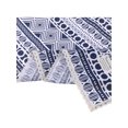 thumbnail image 5 of INSPIRE CHIC Women's Geometric Printed Cotton Linen Scarves, Retro Lace Trim Square Headscarf Neckerchief 23.6x23.6" Geometric-1-Navy Blue, 5 of 6