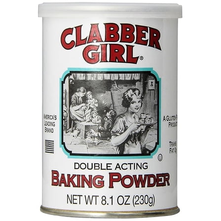 1x Clabber Girl Double Acting Baking Powder, 8.1 Ounce