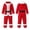 #06-Red, variant on Family Matching Elf Christmas Onesie Hooded Coverall for Kids Boys Girls Festive Cozy