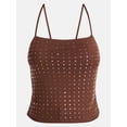 thumbnail image 5 of Madden NYC Rhinestone Cami, Womens, 5 of 5