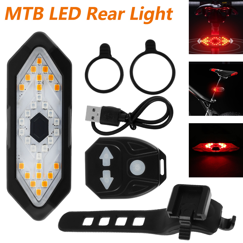Relax love Bicycle Turn Signal, Remote Control Signal Light LED Bicycle