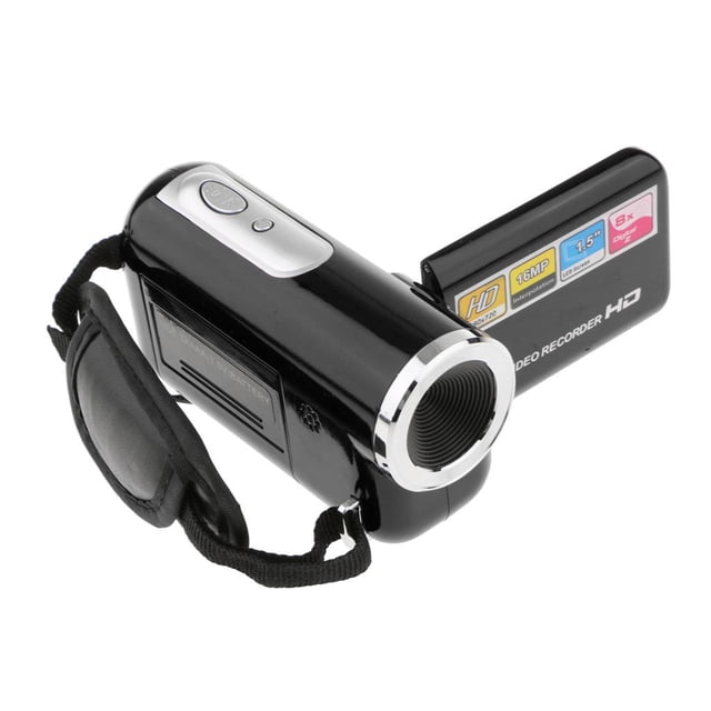 Cámara de Video HD de 720P Pantalla de 1.8 Pulgadas Cámara Mini DV DVR Negro Soledad Mini videocámara