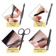 thumbnail image 3 of Muyoka Littleduckling Set de manicura Cuidado personal Kit de cortaúñas portátil Manicura de lujo 7 en 1 Set de pedicura profesional Kit de aseo Regalo para hombres Marido Novio Padres Mujeres Anciano Muyoka Hogar, 3 of 7