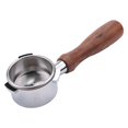 thumbnail image 1 of 54MM Stainless Steel Coffee Machine Bottomless Filter Holder Portafilter Wooden Handle Professional Accessory, 1 of 10