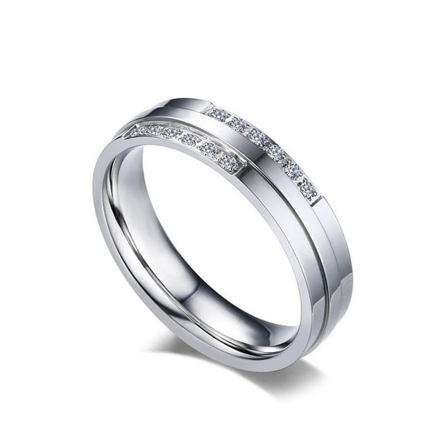 Bagues de Mariage pour Hommes Femmes Bague de Promesse Romantique Amour Éternel