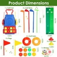 thumbnail image 3 of Toddler Golf Ball Game Play Set Teqhome Kids Golf Club Toys Set Sports Outdoor Golf Toys Christmas Birthday Gifts for Boys Girls 3 4 5 6 Year Old Blue, 3 of 12