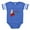 Royal Blue, variant on CafePress - Friendship Christmas - Cute Infant Baby Football Bodysuit