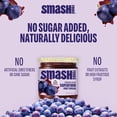 thumbnail image 5 of Smash Foods, Grape Jam, No Sugar Added, Low-Calorie, Vegan (1 Jar), 5 of 6