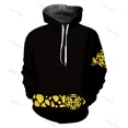thumbnail image 3 of Sudadera con capucha de anime con estampado 3D, sudadera tipo pulóver, mono D Luffy, Ace, Sabo, Shanks, Law, traje de chándal de batalla, ropa de abrigo informal, 3 of 5