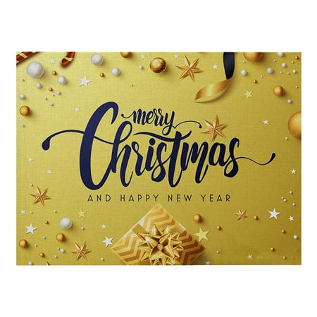 

TANGNADE Table Mat Christmas Table Mat Hotel Tableware Mat Printed Table Mat