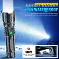 thumbnail image 3 of Flashlights High Lumens Rechargeable - Super Bright LED Flash Light with Power Display & Waterproof, Long Runtime, Multiple Modes, Zoomable Handheld, 3 of 3