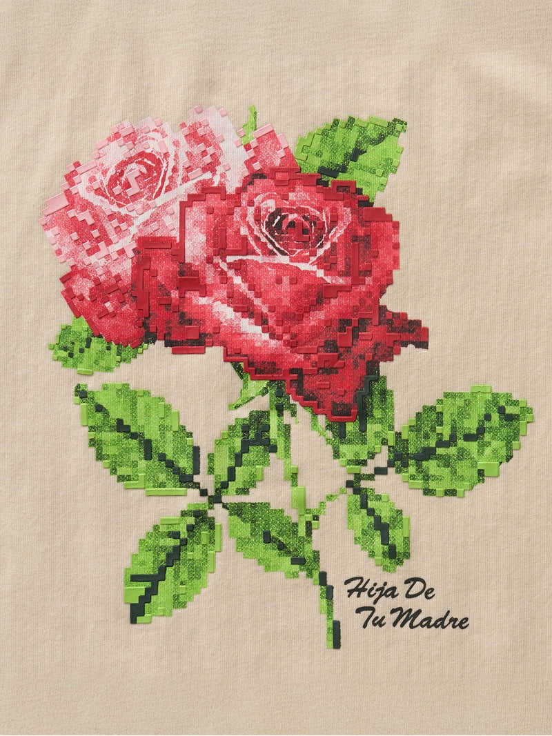 Hija De Tu Madre, Unisex Graphic Baby Tee, Roses, Sizes XS-3XL