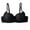 Black, variant on Sopiago Women's Double Support Wireless, Lace Bra with Stay-in-Place Straps Full-Coverage Womans Bra Pink,XL