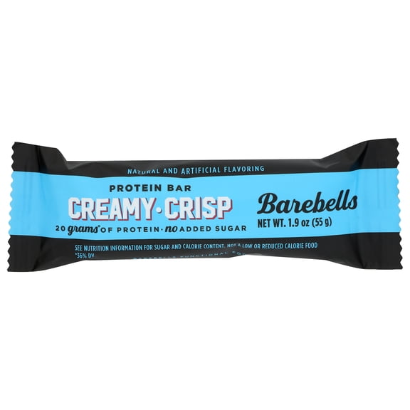 (Pack of 12), Barebells Creamy Crisp Protein Bar, 1.9oz (55 g)