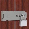 thumbnail image 5 of Goodhd Burglar-proof Stainless Steel Door Clasp Lock Shed Latch Padlock Hasp Gate Bolt, 5 of 5