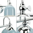 thumbnail image 4 of Dalton Collection Four-Light Farmhouse Polished Chrome Metal Shade Bath Vanity Light, 4 of 7
