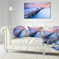 thumbnail image 3 of Designart 12" x 20" Multi-color Bridge Pier Polyester Throw Pillow, 3 of 5