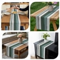 thumbnail image 7 of Green Gray White Table Runner - 72 Inch Long, Kitchen Dining Table Runner Dresser Scarves, Country Vintage Gradient Wooden Plank Farmhouse Decor for Coffee Tables Wedding Party Banquet, 7 of 7