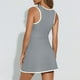 thumbnail image 4 of Vestido informal de verano sin mangas para mujer en color liso: prenda holgada para dormir/vestido de tenis, tirantes ajustables, tejido transpirable, tallas S-XXL, 4 of 7
