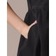thumbnail image 5 of INSPIRE CHIC Vestido Mini de Jean con Cuello y Botones de Manga Corta para Mujer S Negro, 5 of 6