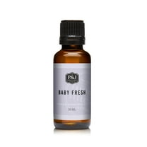 P&J Baby Fresh Premium Fragrance Oil for Candle Making & Soap Making, Lotions, Haircare, Perfume, Diffuser Oils Scents - 30ml