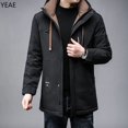 thumbnail image 5 of Chaqueta de plumón para hombre, con relleno de plumón de pato, forro extraíble, chaquetas de invierno de marca para hombre, abrigos de invierno para hombre, saco informal para hombre, 5 of 5