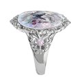 thumbnail image 6 of Naierhg Women Jewelry Accessory Elegant Decoration Oval Cut Enamel Flower Butterfly Ring for Party, 6 of 7