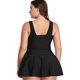 thumbnail image 4 of Trajes de baño de talla grande de dos piezas para mujer Trajes de baño con control de barriga Trajes de baño - Negro, 4 of 5
