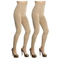 thumbnail image 1 of Women's 2-Pack Seamless Fleece Lined Leggings, 1 of 1