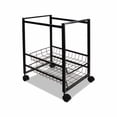 thumbnail image 6 of Mobile File Cart w/Sliding Baskets 12.88w x 15d x 21.13h, Black, 6 of 6