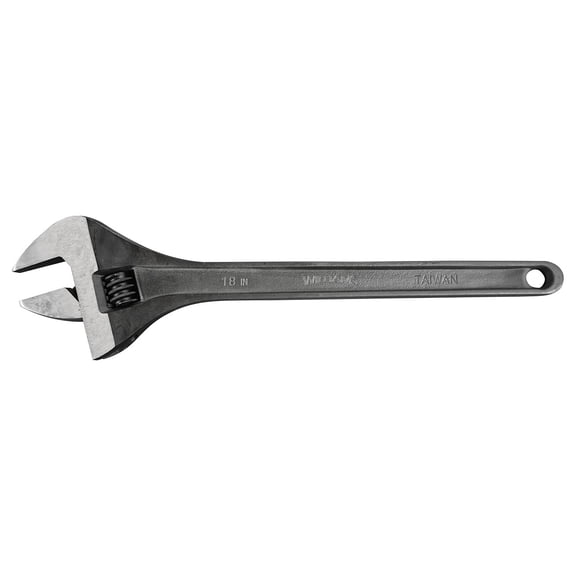 Williams Heavy Duty 18" Adjustable Wrenches with Black Phosphate Finish