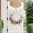 thumbnail image 5 of Tong Faux Hydrangea Dandelion Rose Wedding Art, 5 of 5