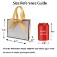 thumbnail image 3 of Bolsas de regalo TKSBAG, 50 unidades, oro blanco, 16 x 8 x 13 cm, con lazo, 3 of 6