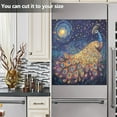 thumbnail image 6 of Ryvnso Peacock Oil Paint Dishwasher Magnetic Refrigerator Magnet Cover Kitchen Home Decorative 23"x26", 6 of 6