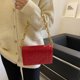 thumbnail image 3 of Bolsa Moda Mujer Geométrico Relieve Axila Bolso Cadena Solapa Bolsos (Rojo) JShteea Para Estrenar, 3 of 9
