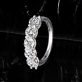 thumbnail image 4 of Ross-Simons 2.00 ct. t.w. Lab-Grown Diamond 5-Stone Ring in 14kt White Gold, Women's, Adult, 4 of 5