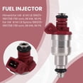 thumbnail image 6 of 4Pcs Car Fuel Injector Nozzle BAC906031 Golf III 1H1 1.8L 91-97 Engine Nozzle Injection,4 x Fuel Injector Nozzle,Silver, 6 of 8