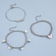 thumbnail image 2 of Guardurnaity 3 piezas de tobilleras de moda, sandalias de joyería para pies, decoraciones descalzas, accesorios de moda para mujer, joyas de Ropa, zapatos y accesorios Miscelánea Negro, 2 of 6