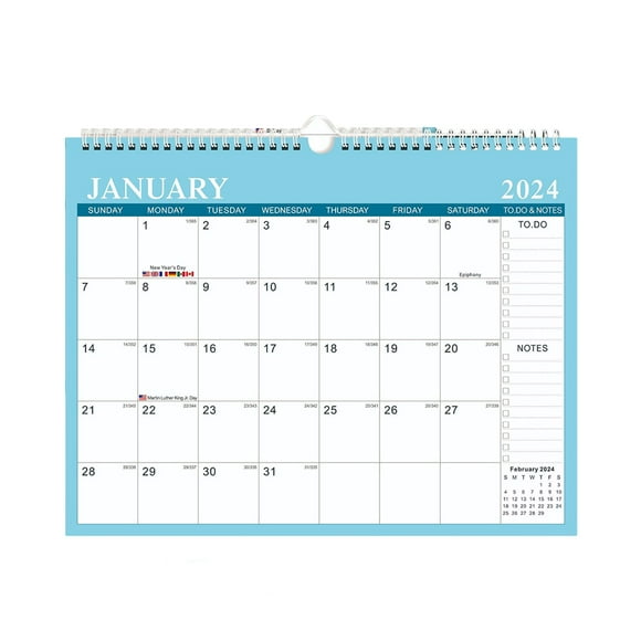 Wall Calendar 2024 2025, Jan 2024 Jun 2025, 18 Months Calendar, 14.8 x 11.5 Large Wall Calendar 2024 for Home or Office