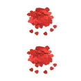 thumbnail image 3 of bedienty Paper Scraps Plastic Material Color Retention Confetti Scramble Assortment Shape Resistant for Valentine's Day Red15mm 2Set, 3 of 6