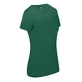thumbnail image 3 of ACTIVE UNIFORMS SCRUBS Women's Short Sleeve Round-Neck T-Shirt Under Scrub (True Hunter Green, 3X-Large), 3 of 6