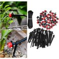 thumbnail image 3 of Kit de riego por goteo: 4,3 pulgadas, 4/7 varillas de inserción en el suelo con goteros de 5,2 pulgadas y 8 orificios y cabezales de riego rojos, sistema de riego profesional para jardín, in, 3 of 5