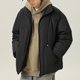 thumbnail image 1 of Puntoco Chaqueta De Manga Larga Para Exteriores Con Cremallera Y Bolsillo Grueso Impermeable De Color Sólido A La Moda Para Hombre, 1 of 7