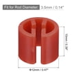 thumbnail image 2 of Unique Bargains Clothes Hanger Marker Blank Fit 3.5mm Rod for Garment Color Coding 8 Color 200 Pack, 2 of 5