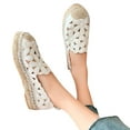 thumbnail image 3 of ZTTD Fashion Espadrilles Shoes Breathable Casual Shoes Newest Women Flat Shoes White, 3 of 8